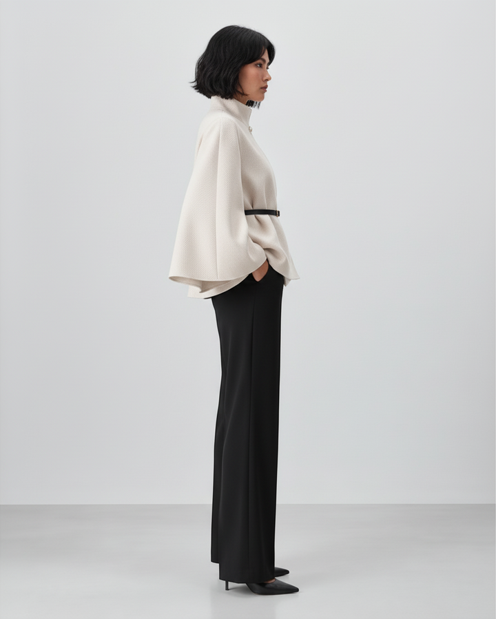 SERENA – Cappotto con maniche a farfalla