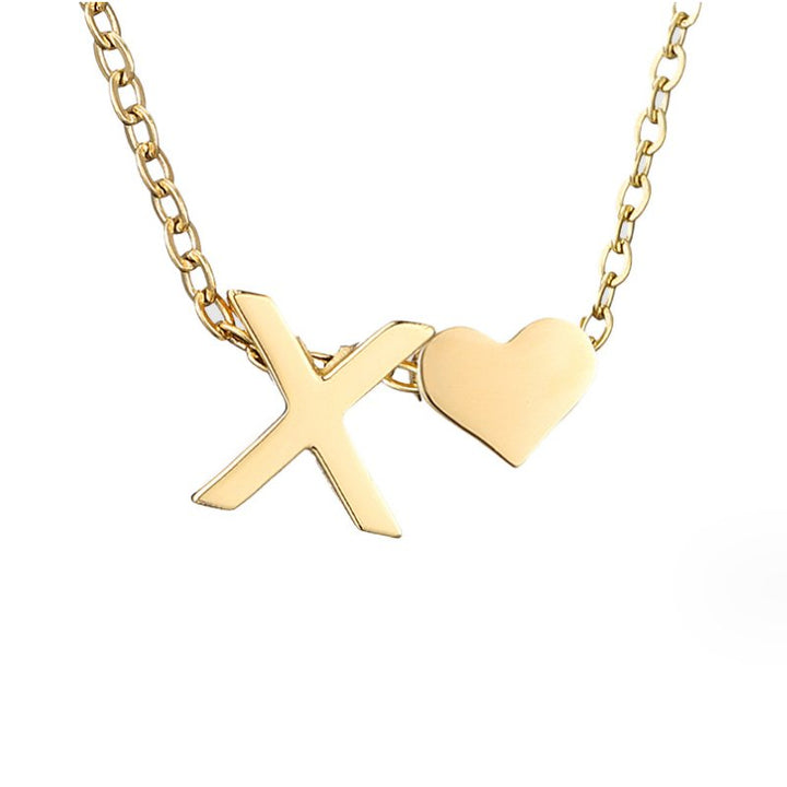 Collana in Oro con Amore e Lettera