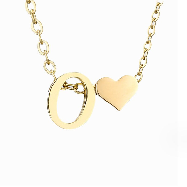 Collana in Oro con Amore e Lettera