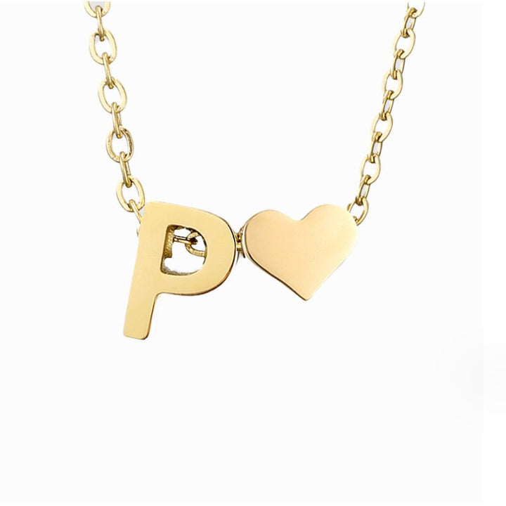 Collana in Oro con Amore e Lettera