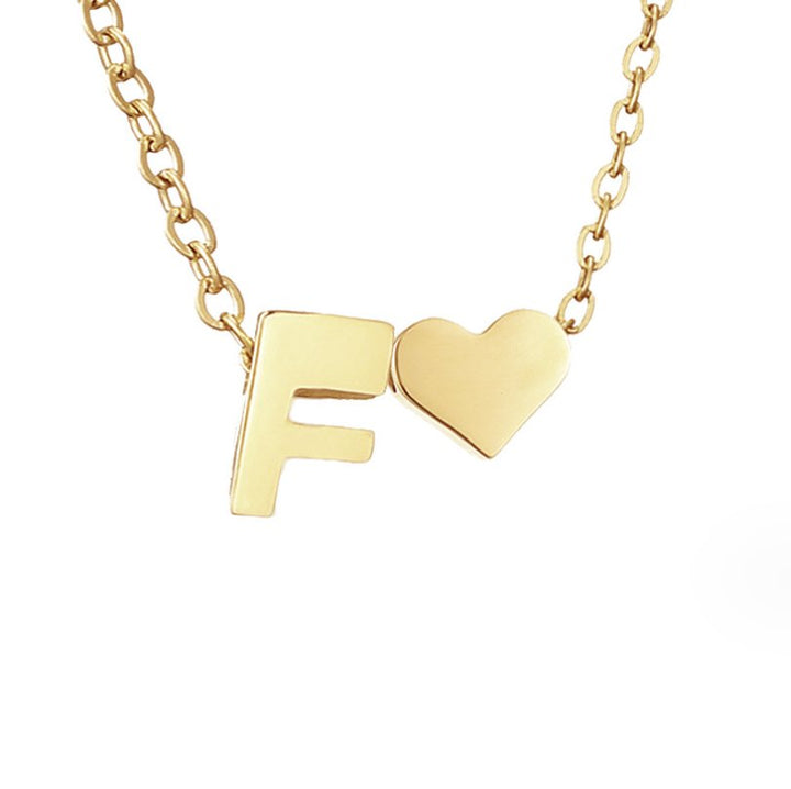 Collana in Oro con Amore e Lettera