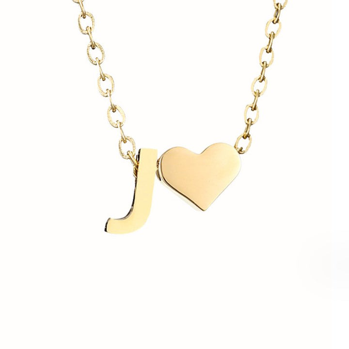 Collana in Oro con Amore e Lettera