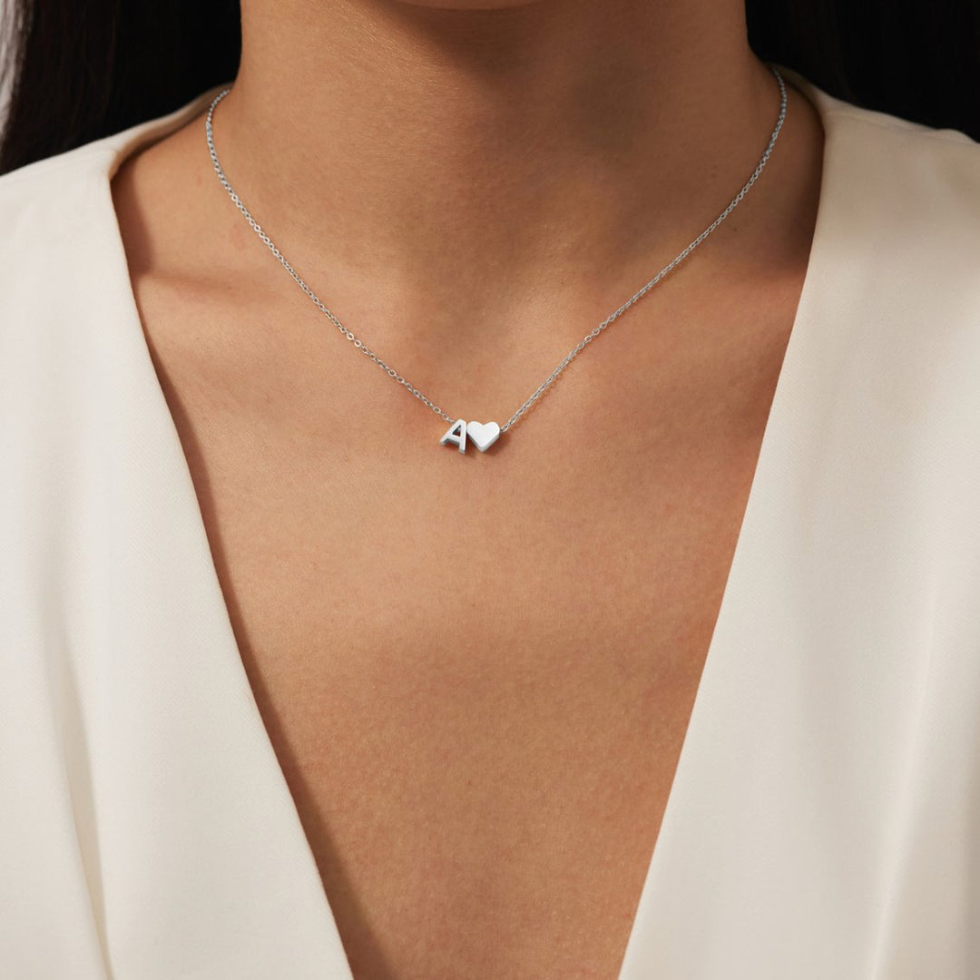 Collana in Argento "Amore E Letter"