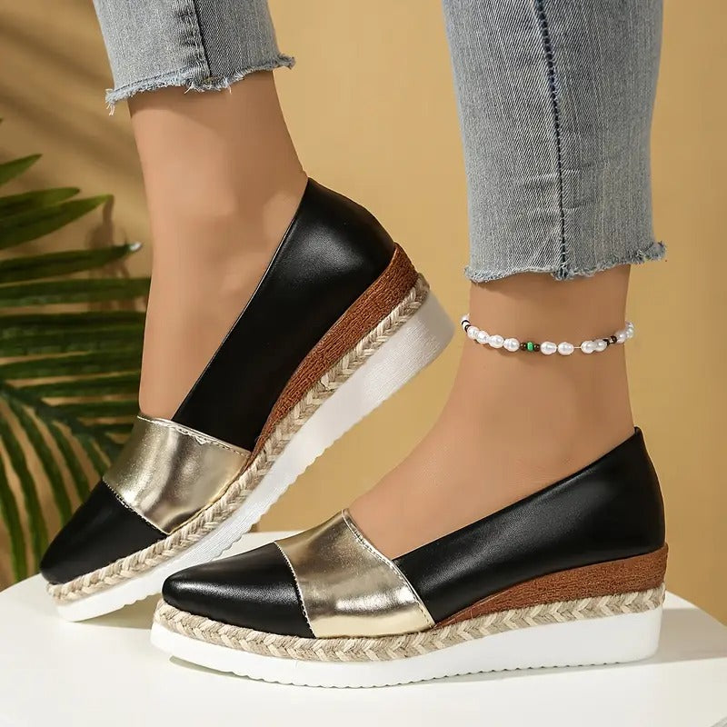Lucia – Mocassino con zeppa