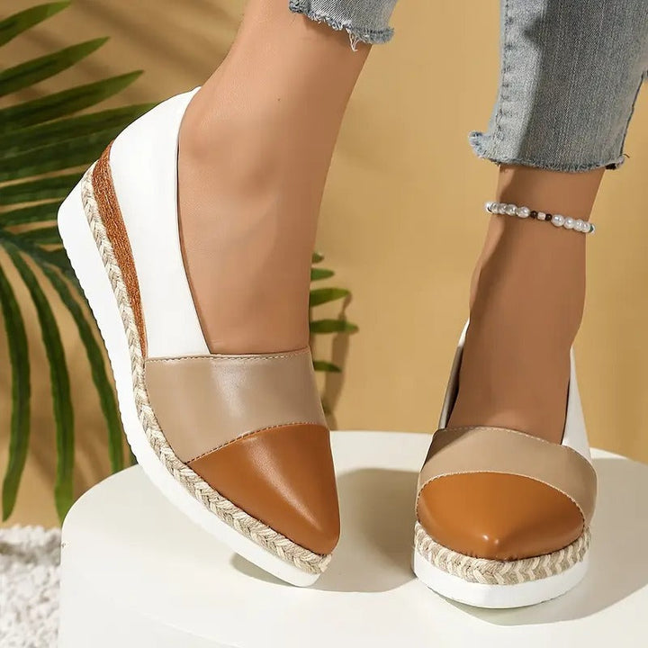 Lucia – Mocassino con zeppa