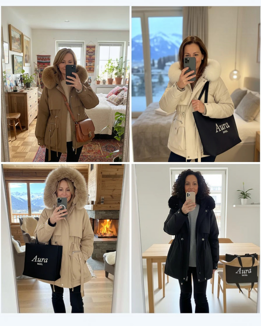 MARTINA, giacca con cappuccio e coulisse – Luna Moda