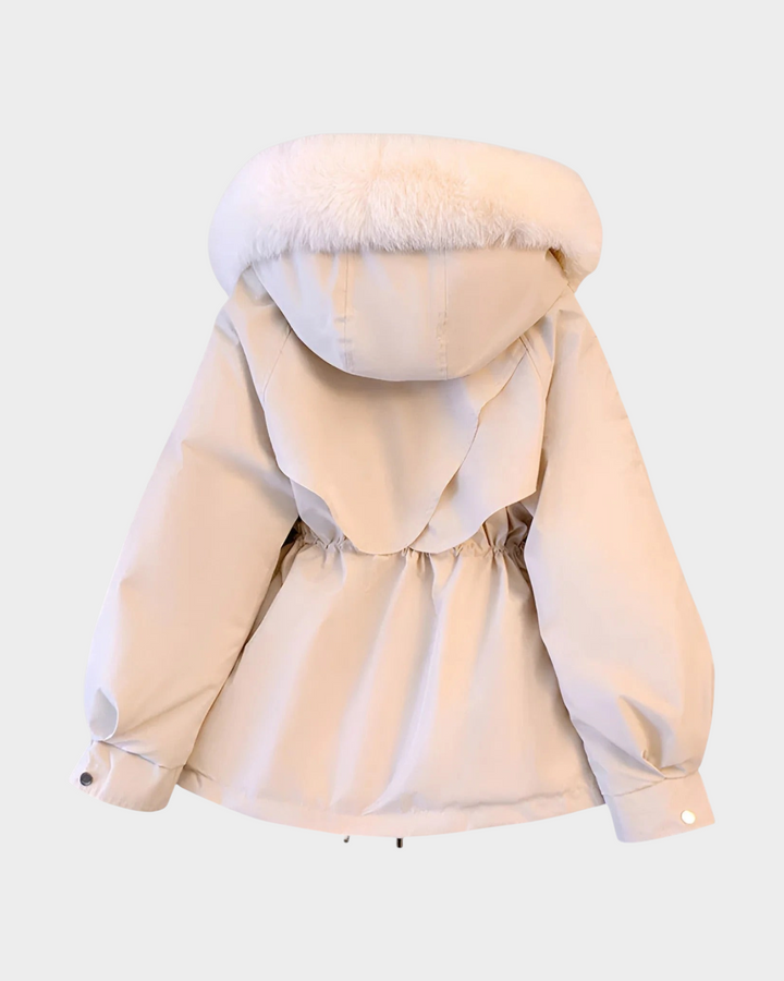 MARTINA, giacca con cappuccio e coulisse – Luna Moda