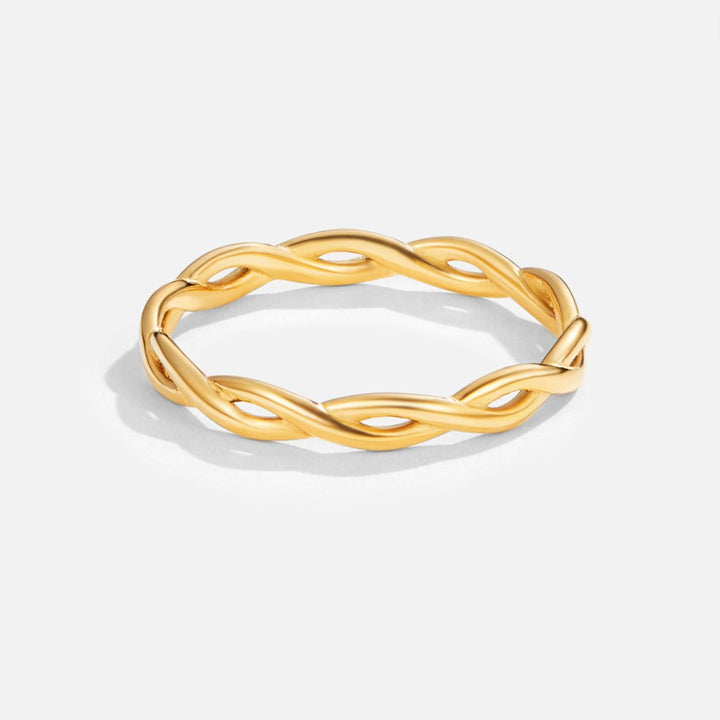 Anello a Vortice in Oro 18K Infinity