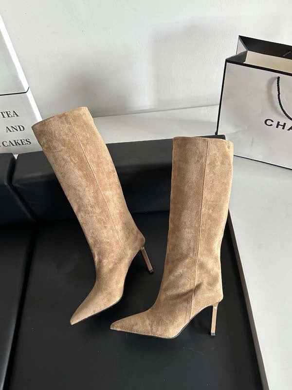 VIOLANTE - Stivali con tacco a stiletto al ginocchio