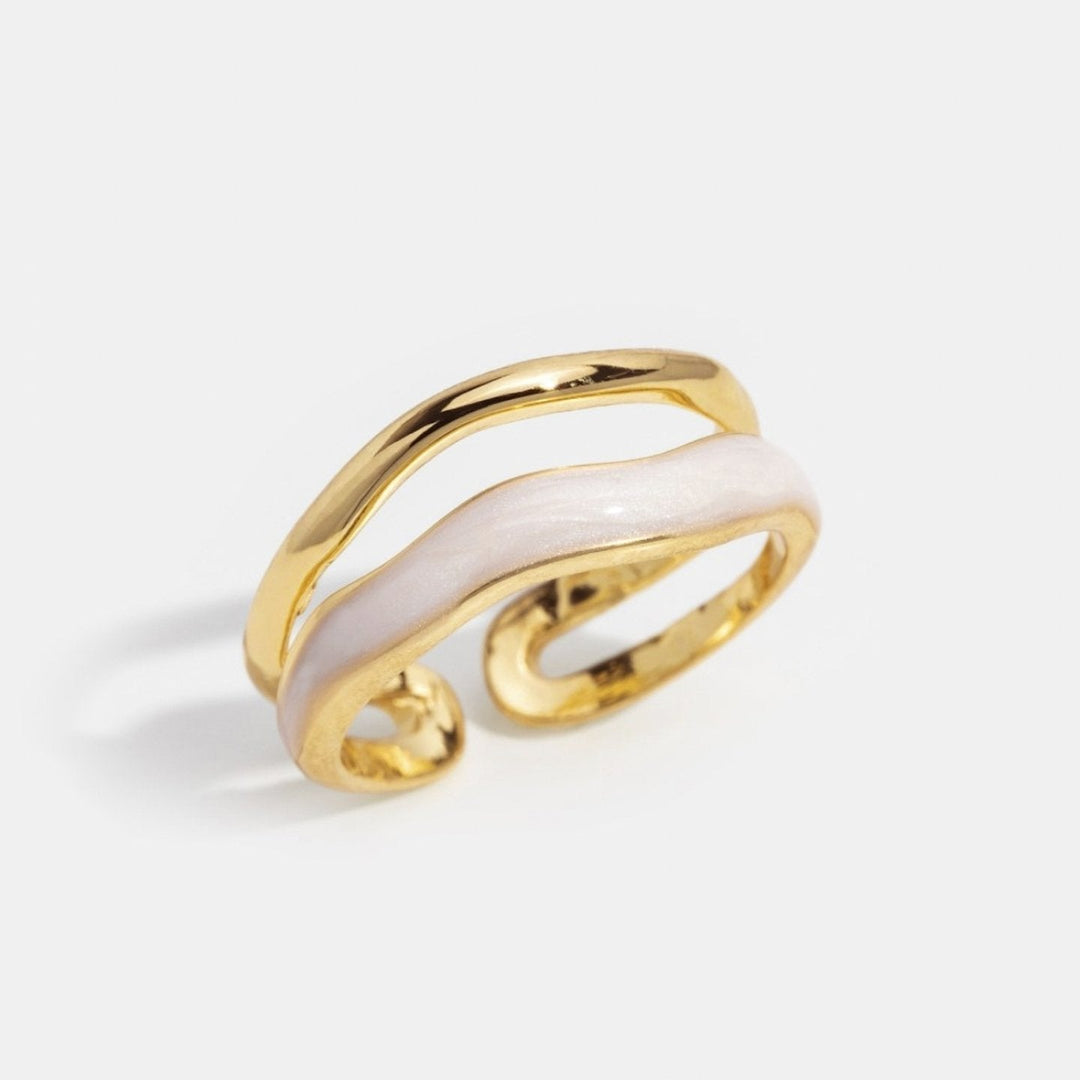 Anello Layered Sahara Gold
