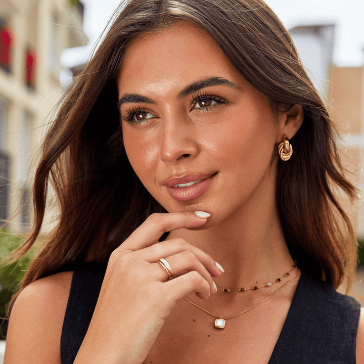 Anello Layered Sahara Gold