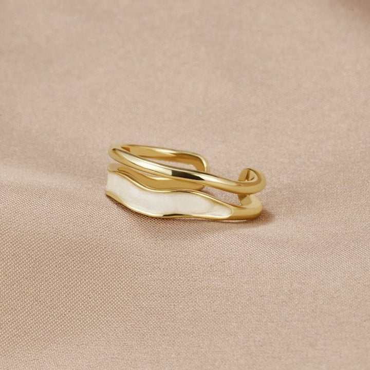 Anello Layered Sahara Gold