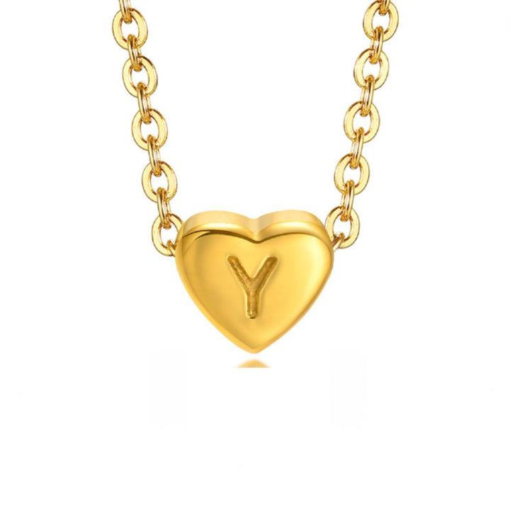 Braccialetto a forma di cuore con lettera