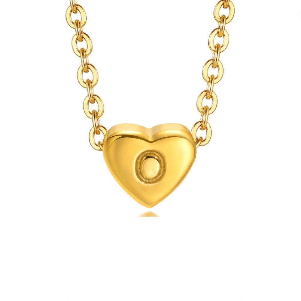 Braccialetto a forma di cuore con lettera