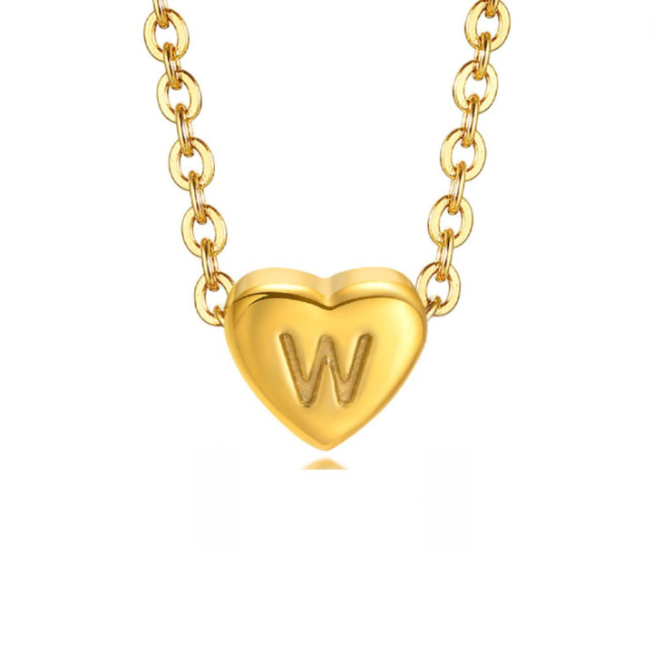 Braccialetto a forma di cuore con lettera