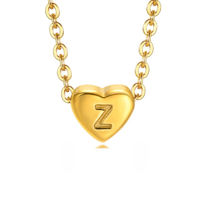 Braccialetto a forma di cuore con lettera