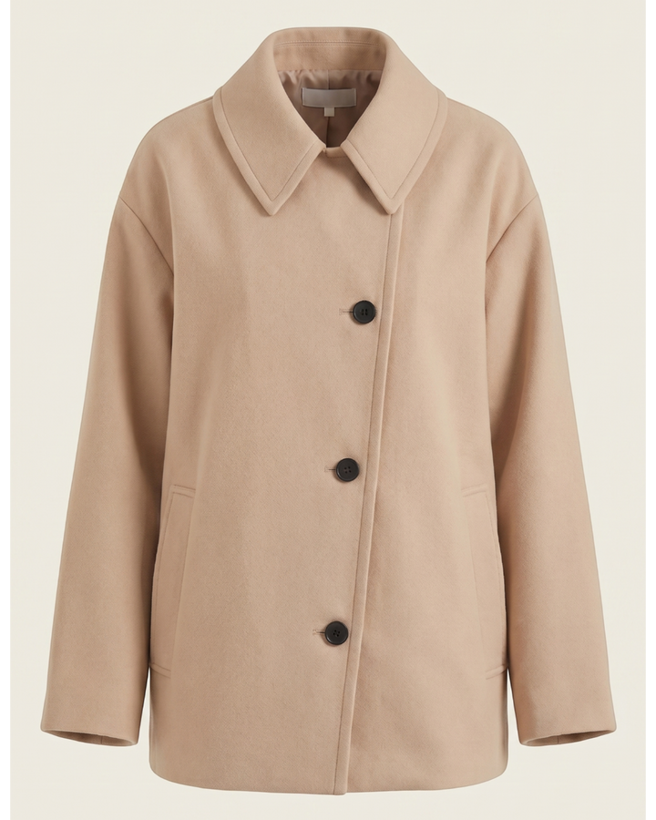 AMANDA – Cappotto asimmetrico oversize