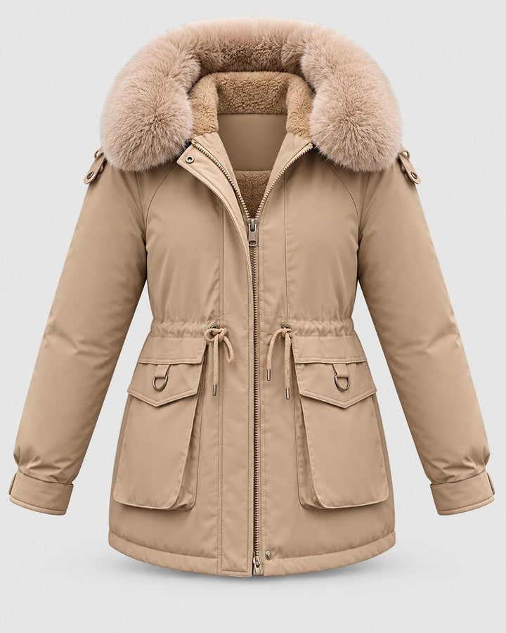 SOFIA, giacca imbottita con coulisse – Luna Moda