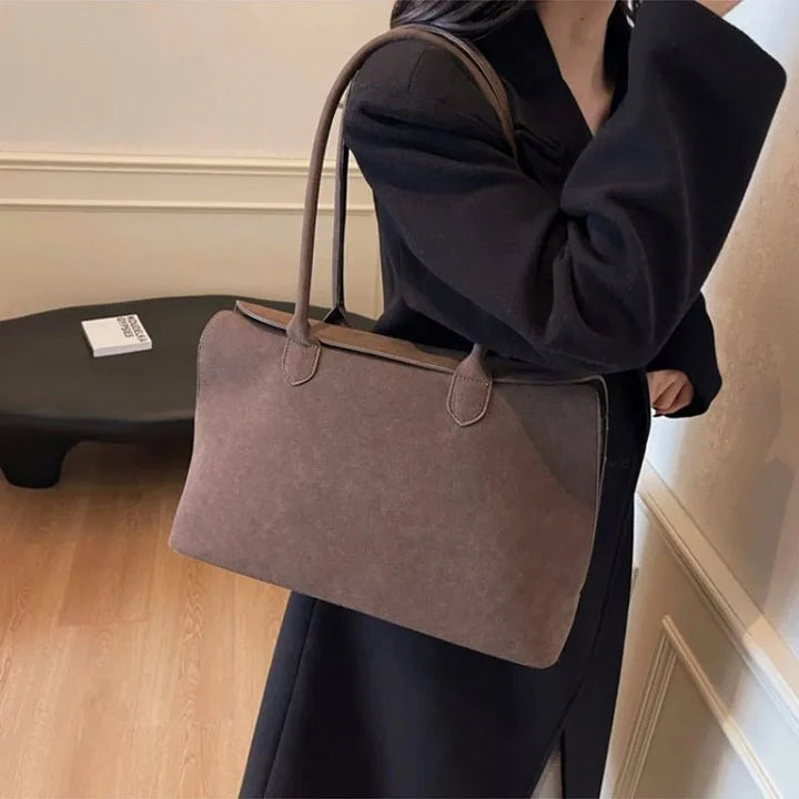JOVANNE - Borsa a spalla in camoscio