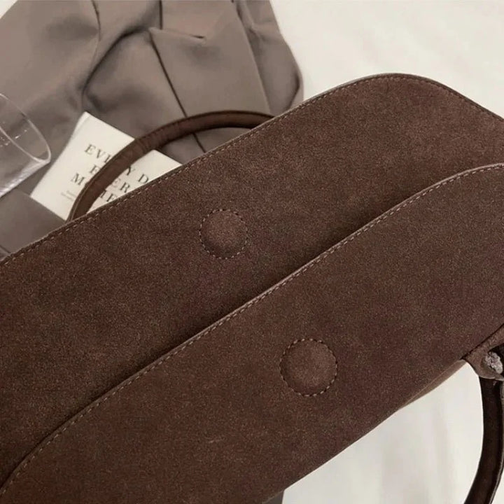 JOVANNE - Borsa a spalla in camoscio