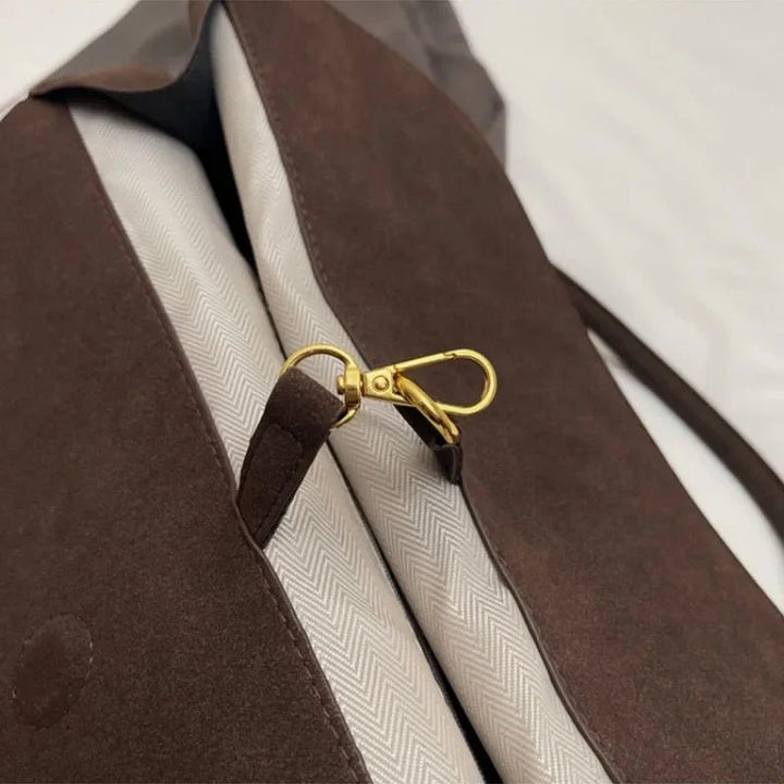 JOVANNE - Borsa a spalla in camoscio