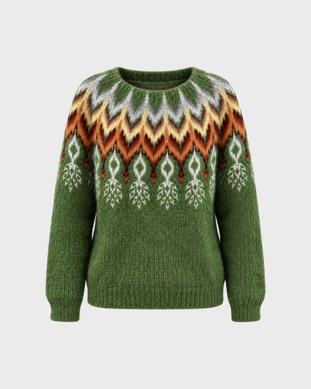 Luisa – Maglione jacquard a chevron in multicolore | Luna Moda