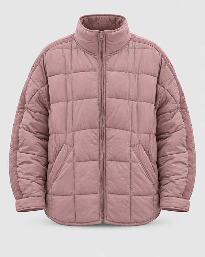 GABRIELLA, giacca trapuntata con zip – Luna Moda