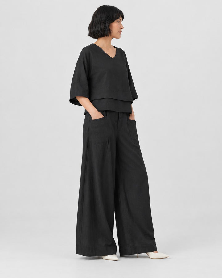 Nadia – Set minimalista in nero | Luna Moda
