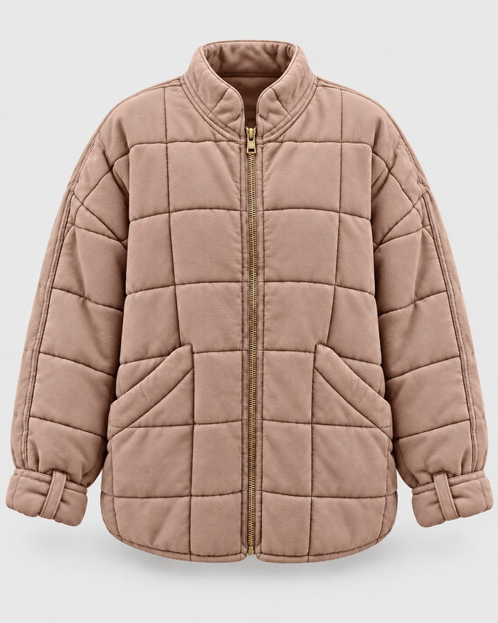 VIOLETTA, giacca trapuntata oversize – Luna Moda