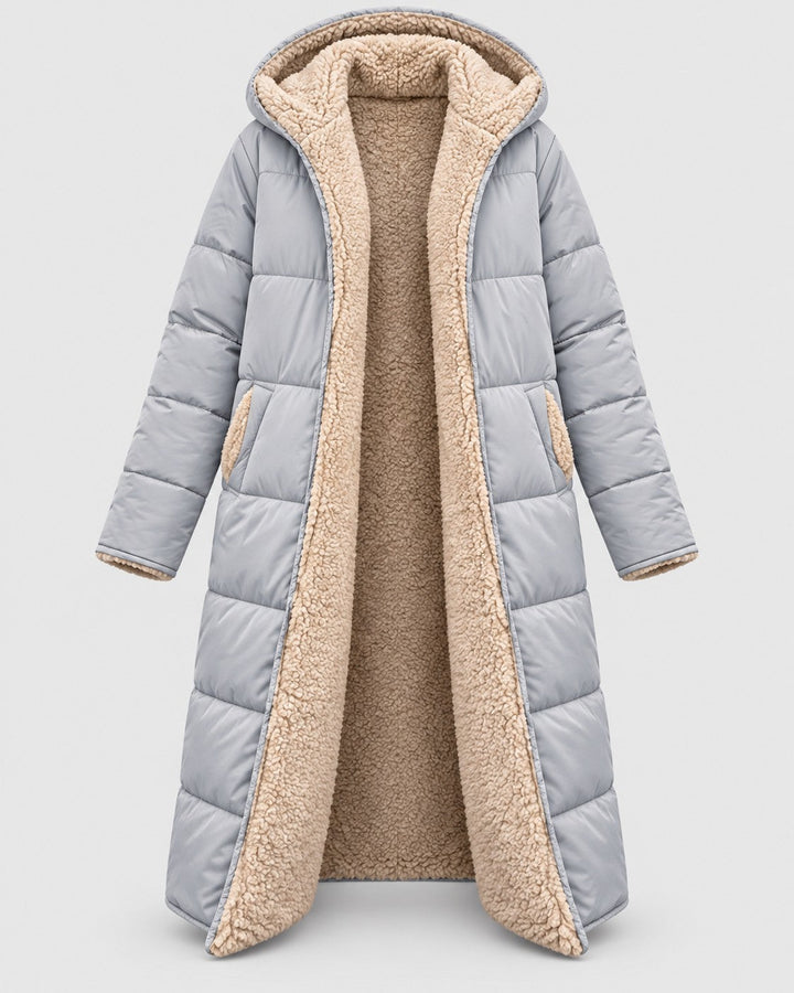 LAURA, cappotto con cappuccio – Luna Moda