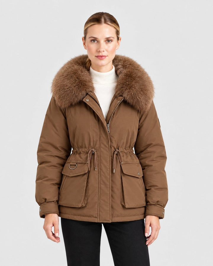 SOFIA, giacca imbottita con coulisse – Luna Moda