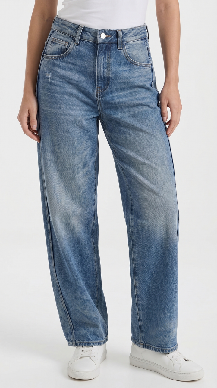 BICE – Jeans morbidi a gamba larga