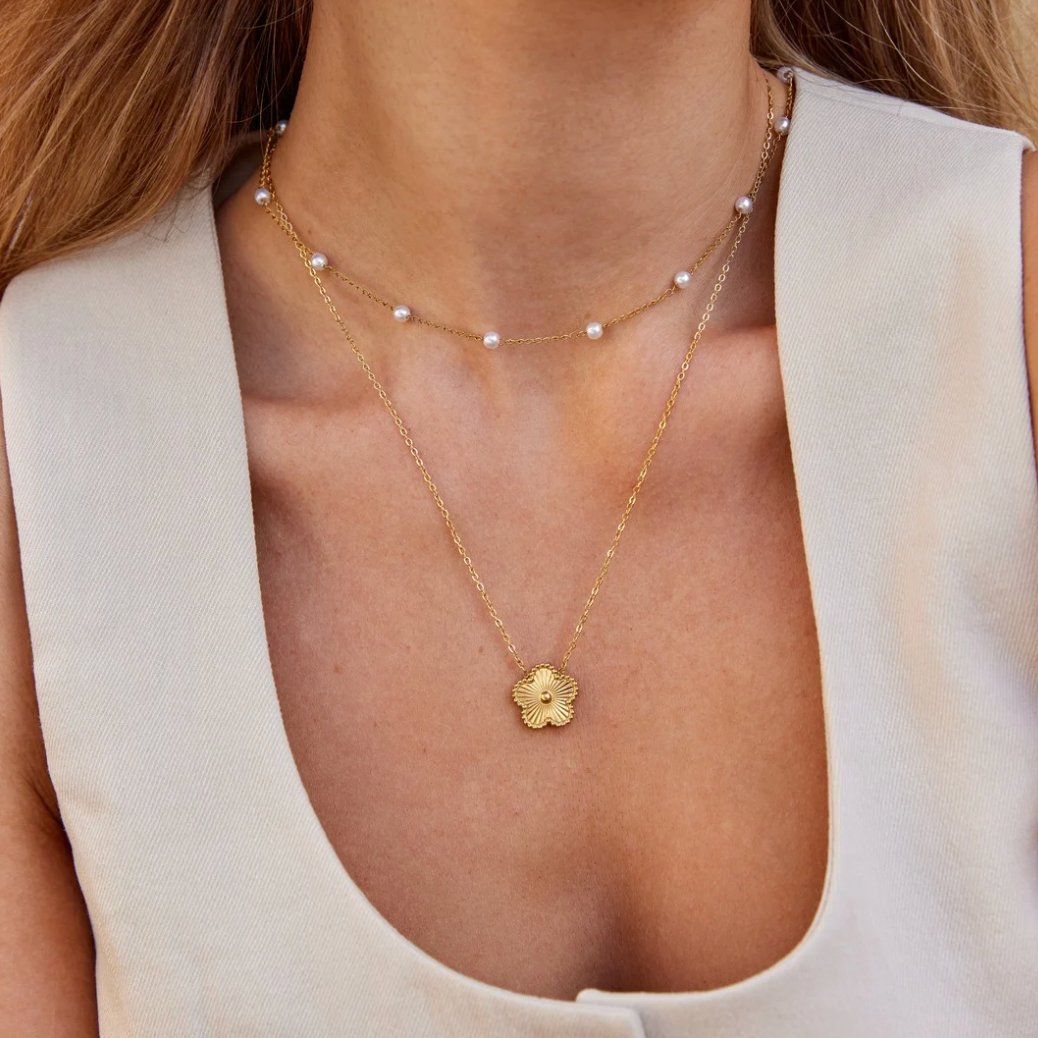 Collana Nura Pearl in Oro 18K