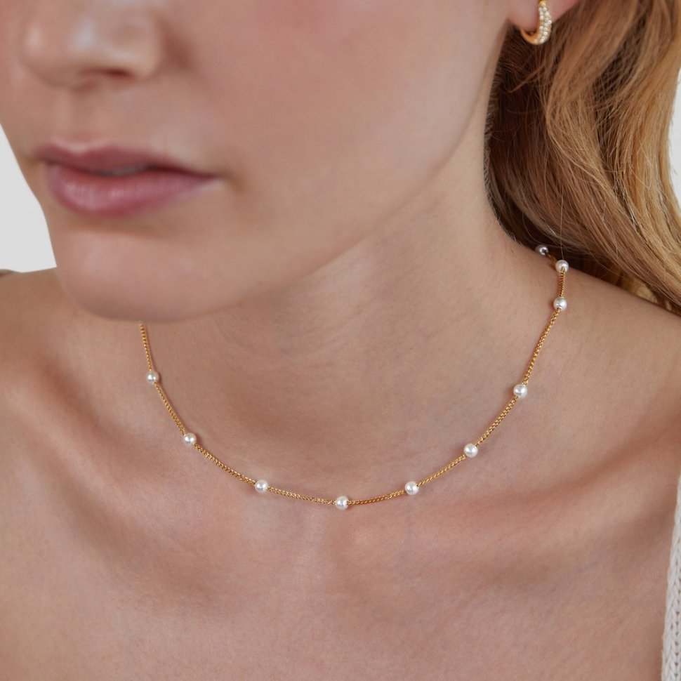 Collana Nura Pearl in Oro 18K
