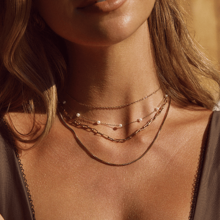 Collana Nura Pearl in Oro 18K