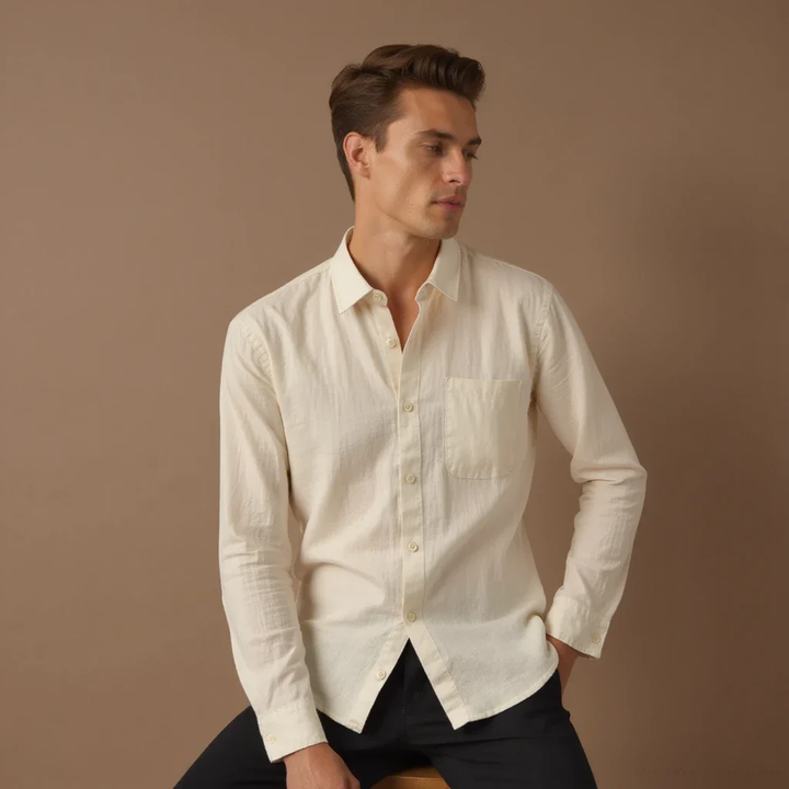 Camicia in Lino Porto