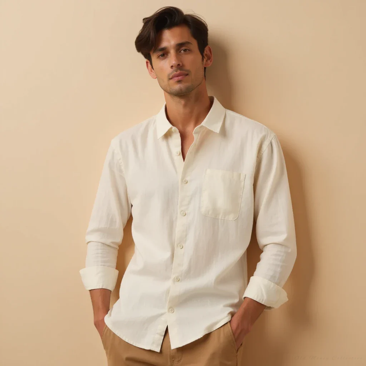 Camicia in Lino Porto