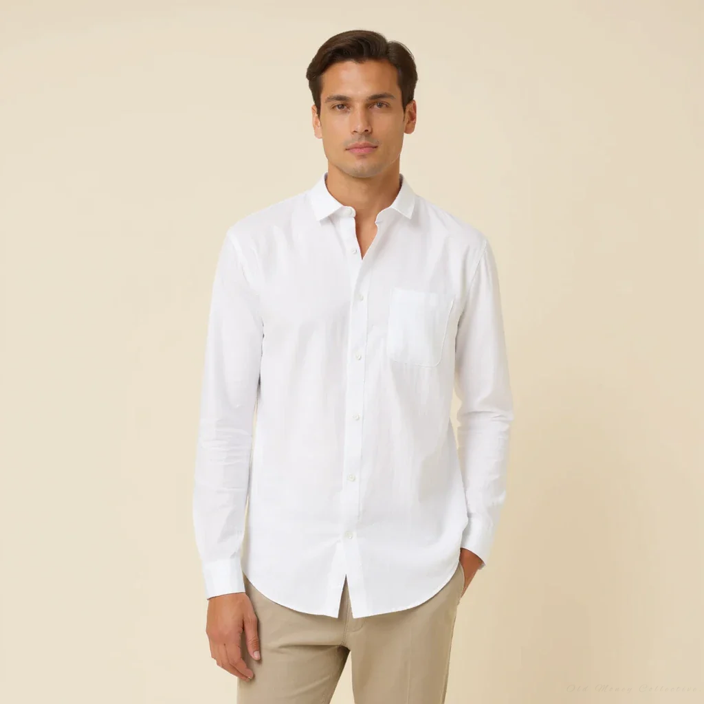 Camicia in Lino Porto