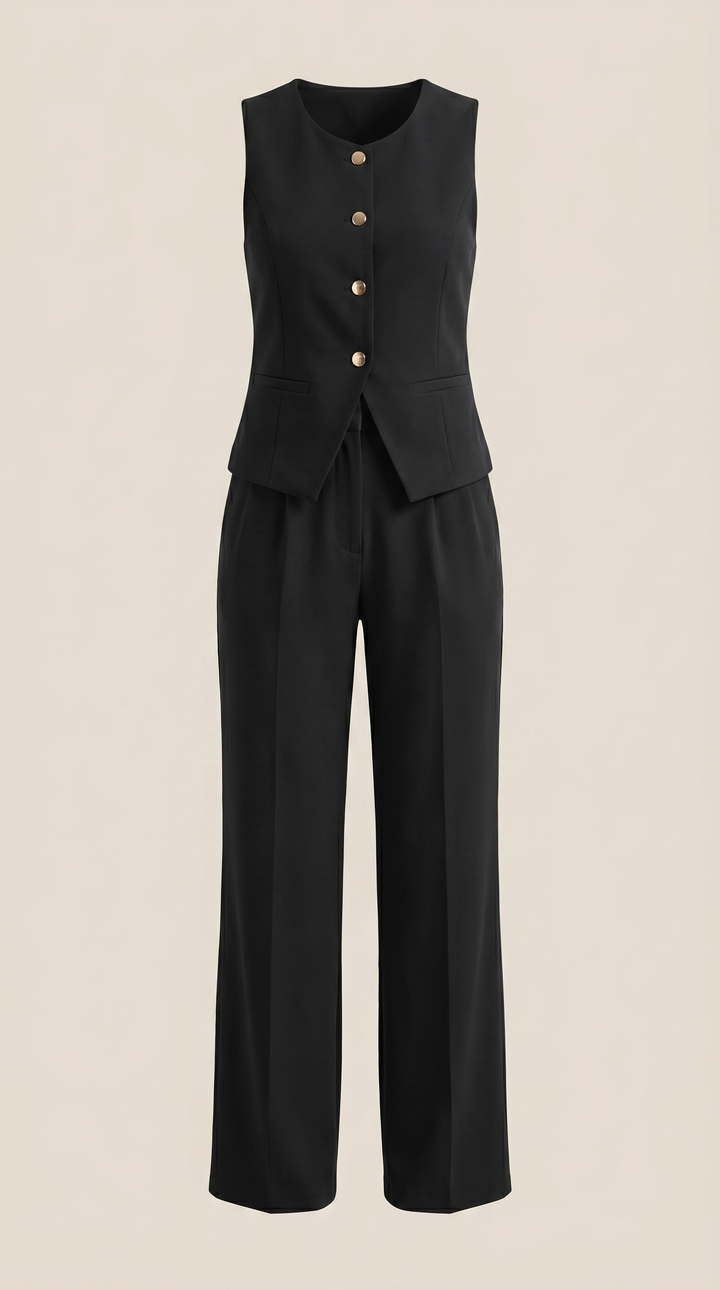 Anita – Completo coordinato con top senza maniche e pantaloni