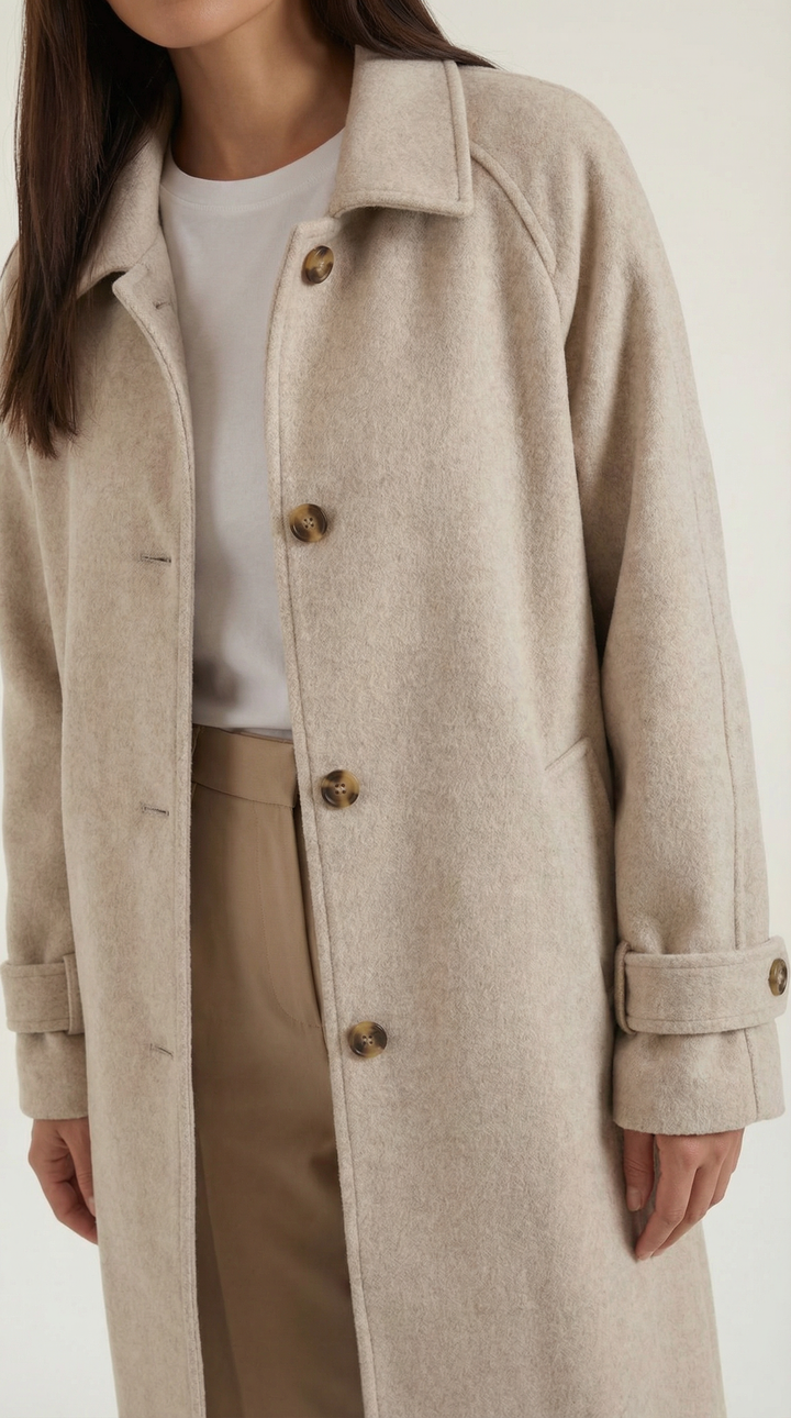 Martha – Cappotto lungo classico d'ispirazione vintage