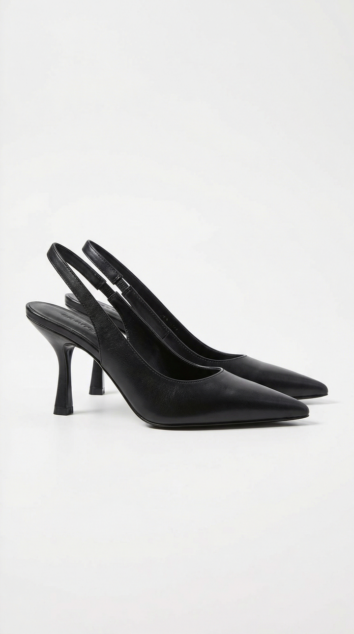 NICOLE – Décolleté slingback a punta, tacco 8,5 cm