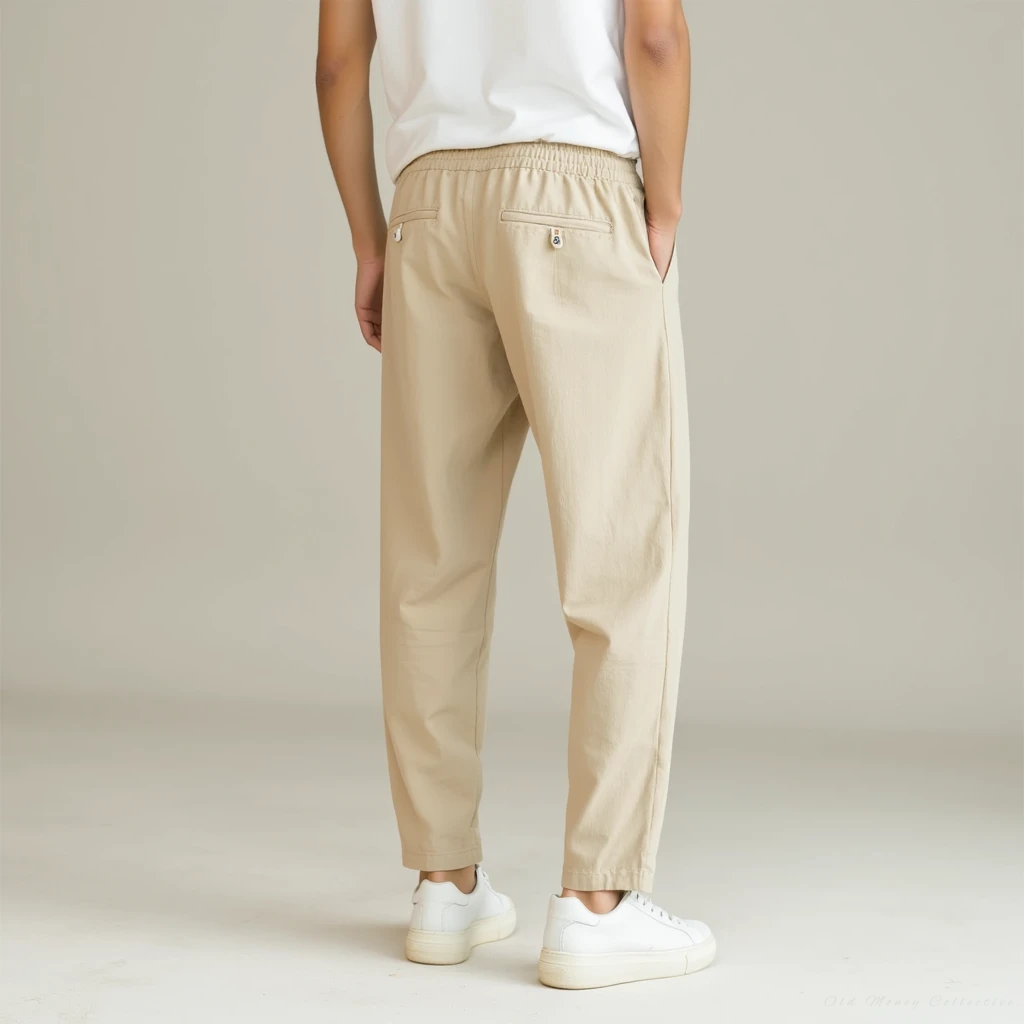 Pantaloni in Lino-Cotone Santorini