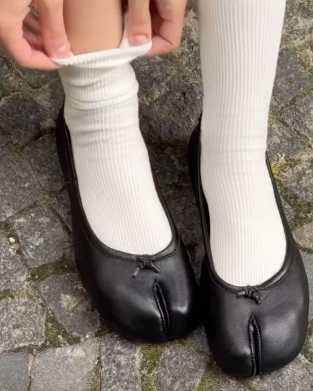 Alba – Ballerine Tabi in Ecopelle