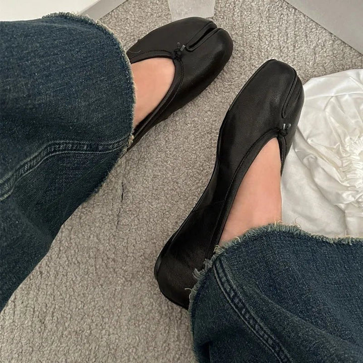 Alba – Ballerine Tabi in Ecopelle