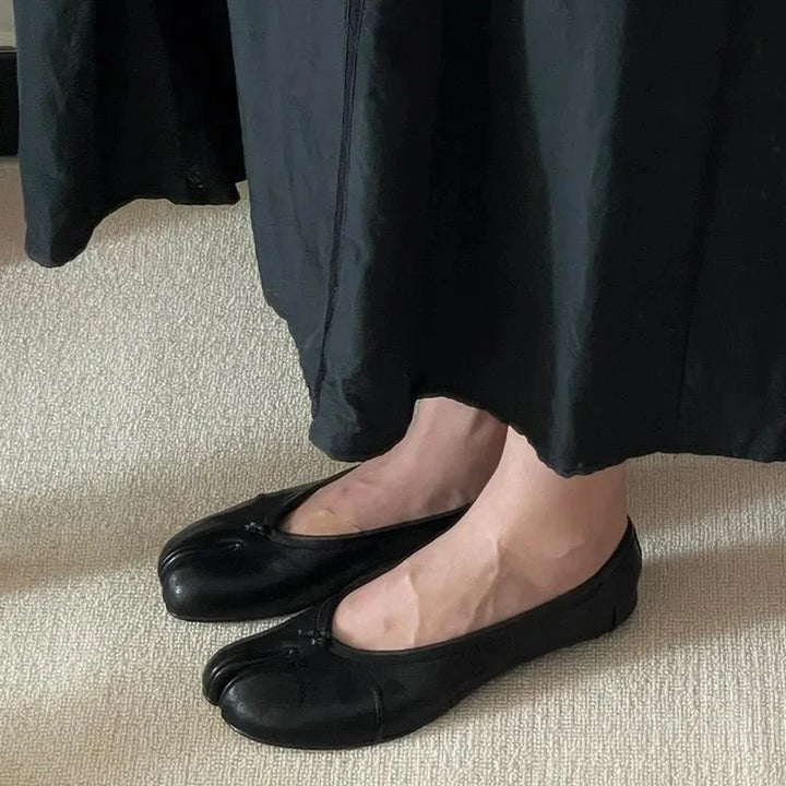 Alba – Ballerine Tabi in Ecopelle