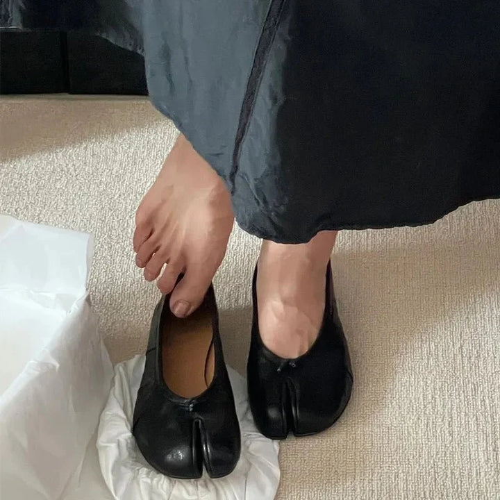 Alba – Ballerine Tabi in Ecopelle