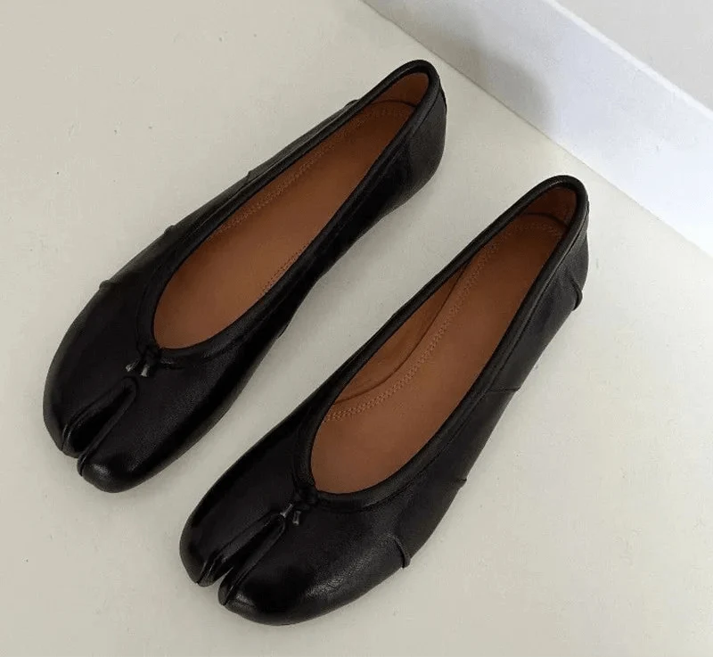 Alba – Ballerine Tabi in Ecopelle