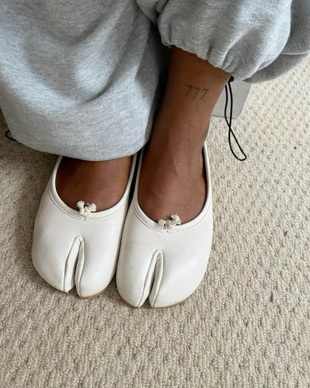 Alba – Ballerine Tabi in Ecopelle