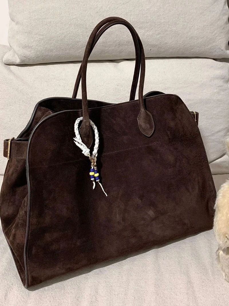 Roberta - Borsa Shopper Scamosciata