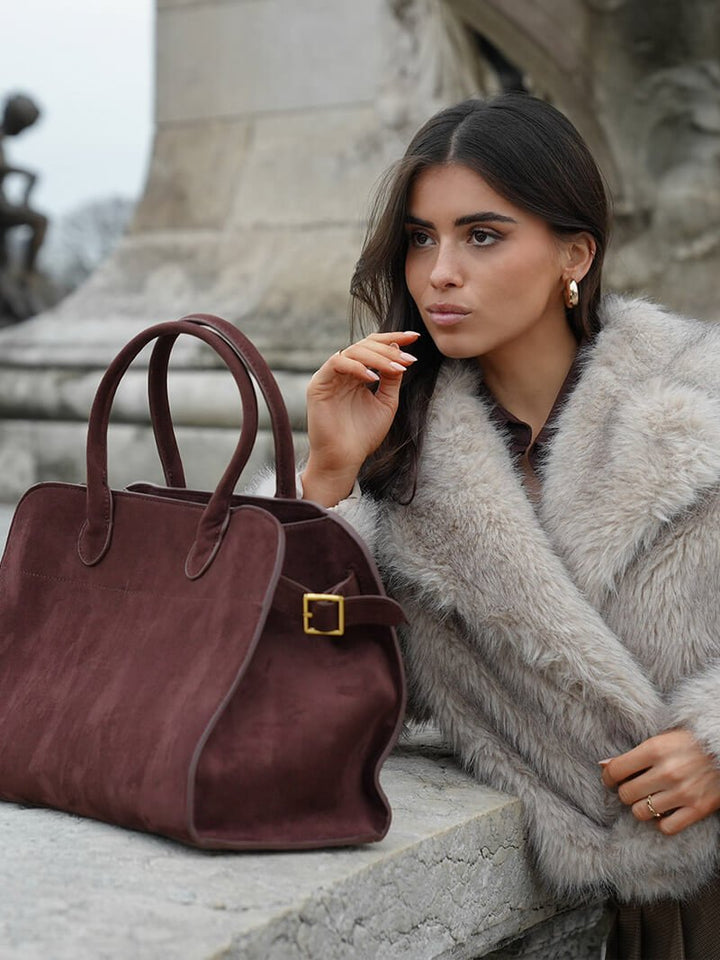 Roberta - Borsa Shopper Scamosciata